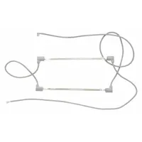 OEM defrost heater assembly for refrigerators and freezers. Designed to melt frost from evaporator coils during the defrost cycle, restoring proper airflow and cooling performance
