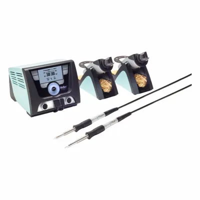 WELLER WX2020N Digital Soldering Station, 2-Channel, 200 W, ESD Safe - Soldering Stations