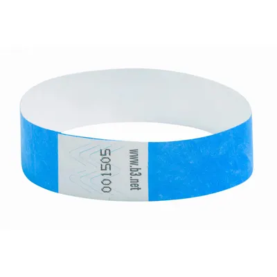 SICURIX Security Wristband: No Legend, 10 in Overall Lg, 3/4 in Overall Wd, Tyvek - Security Wristbands