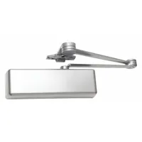 LCN Door Closer: Parallel Mounting Type, Grade 1 - Heavy Duty, Aluminum, 12 1/4 in Lg, 2 1/4 in Wd (MPN 4111-HCUSH RH AL)