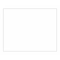 Block Out Label,8x10",White: 250 PK (MPN DL1385W)