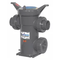 HAYWARD Basket Strainer: PVC, 0.125 in Screen Size, Single, Socket and Threaded, 1 1/4 in (MPN SB1125ST18)