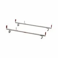 WEATHER GUARD Van Roof Rack: Aluminum, 12 in Overall Ht, 2 in Overall Lg, 70 in Overall Wd, White (MPN 209-3-03)