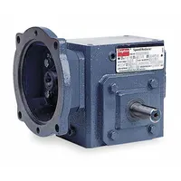 DAYTON Speed Reducer: 20:1, 88 RPM, 2 hp Input Max, 1204 in-lb Output Max, Keyed, 140TC/180C