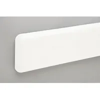 PAWLING CORP Wall Guard: WG-6C, PETG, Linen White, 6 in Overall Ht, 12 ft Overall Lg (MPN WG-6CP-12-301)