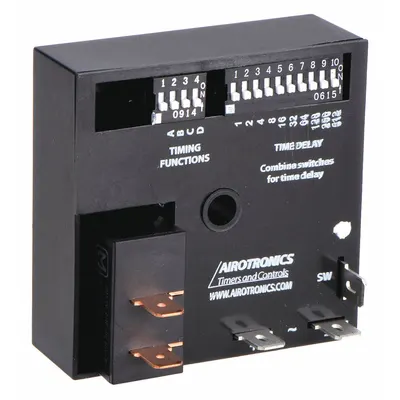 AIROTRONICS Multi-Function Encapsulated Timing Relay: Surface Mounted, 120V AC - Surface-Mounted Relays