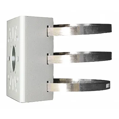 VISION Pole Mount: Screws, Pole, Steel, Waterproof, Outdoor, White - Vision Accessories