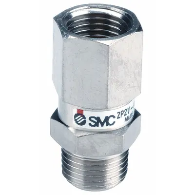 SMC Vacuum Saving Valve: 8 lpm Min Flow Rate, 100 kPa, 8 mm Hex Size, 20 mm Overall Lg - Vacuum Saving Valves