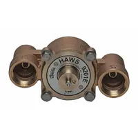 Thermostatic mixing valve for blending hot and cold water to a safe temperature for emergency eyewash and shower stations. Features a cold water bypass to help prevent scalding during high-demand use. Connections are 1 1/4 in NPT inlet and outlet