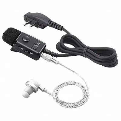 ICOM Earphone Microphone: Fits Icom, For F200/ID50A/ID52A/IP501H Series, 3.5 mm Jack - ICOM-Compatible Microphones & Speakers