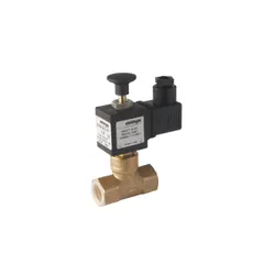 Solenoid valve EVRM NC3-OT threaded D1" 600 Mbar brass