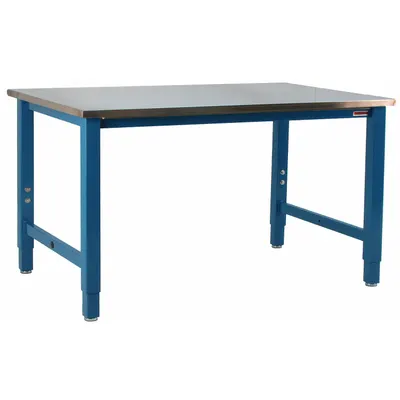 BENCHPRO Workbench: Fixed Ht, Stainless Steel, 117 in x 36 in, 6,600 lb Overall Load Capacity - Heavy-Duty Open-Base Workstations