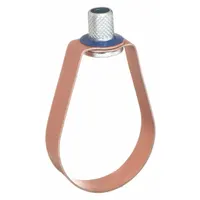 Loop Hanger: Copper-Plated Steel, For 3/4 in Pipe, For 3/8 in Threaded Rod, 180 lb Load Capacity (MPN 1010075CP)