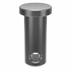 Inch-sized standard clevis pin with 5/16 in diameter and 3/4 in shank length. Supplied in packs of 25. Used in clevis and hitch applications for connecting rods, yokes, or brackets where a removable, non-threaded fastener is required.
