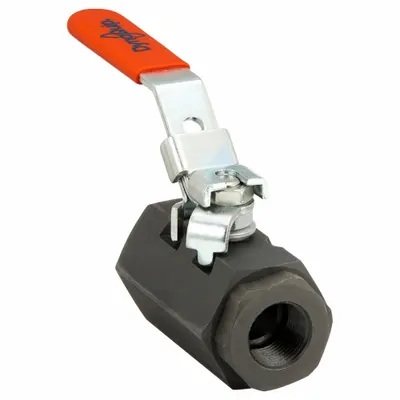 DYNAQUIP CONTROLS Manual Two-Way Ball Valve: 3/4 in, Carbon Steel, Straight, FNPT x FNPT - Carbon Steel Ball Valves