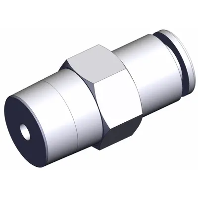 SMC Pneumatic Check Valve: Male Connector, NBR - Pneumatics