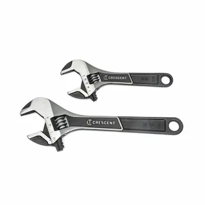 CRESCENT Adjustable Wrench Set: Alloy Steel, Black Phosphate - General Purpose Adjustable Wrench Sets