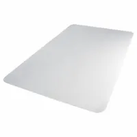 FLOORTEX Chair Mat: Rectangle, 0.09 in Thick, 60 in Overall Lg, 46 in Overall Wd, Clear, Studded (MPN NRCMFLBG0004)