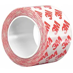 This permanent double-sided film tape features an acrylic adhesive on a polyester film backing, providing a thin, strong bond for mounting, splicing, and assembly tasks. With a thickness of 8.3 mil, it is suitable for applications requiring a reliable adhesive layer in industrial and electronic environments. The tape is supplied in a 4-inch width and 5-yard roll length.