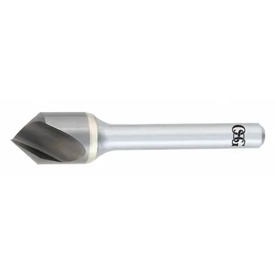OSG Countersink: 60°, 1 Flute, 3/8 in Body Dia - Fast-Cutting Single-Flute Countersinks