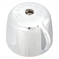 Handle: Chicago Faucets, For Metermix Series, Knob Handle, Use with Hot/Cold Water Temp, Metal (MPN 3300-402JKCP)