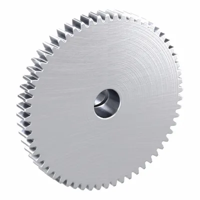 KHK GEARS F-Loc Spur Gear: Module m 1, 60 Teeth, 10 mm Bore Dia, Stainless Steel - Metric Spur Gears with Locking Hub