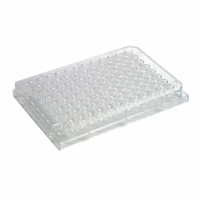 CAPLUGS 96-Well Flat Microplates: Non-Sterile, 96 Wells, 0.37 mL, 85 mm Dia - Multiple Well Plates
