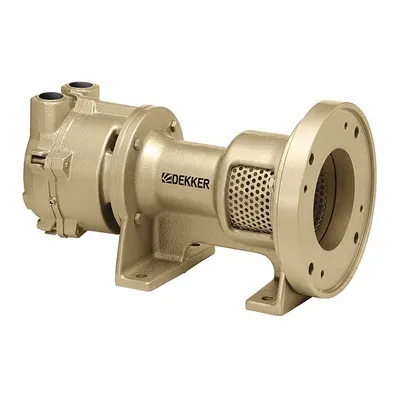DEKKER VACUUM TECHNOLOGIES Liquid Ring Vacuum Pump: Monoblock, 1 Stage, 20 cfm, 29 in Hg Max Vacuum - 1-Stage Monoblock Liquid Ring Vacuum Pumps