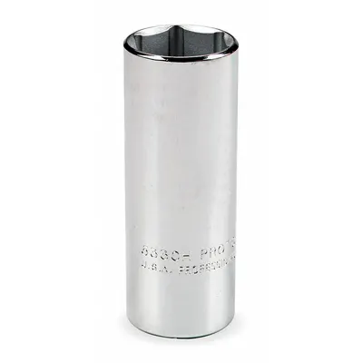 PROTO Socket: SAE, 3/4 in Drive Size, 1 5/16 in Socket Size, 6-Point, Deep, Satin - 3/4" Drive Hand Sockets