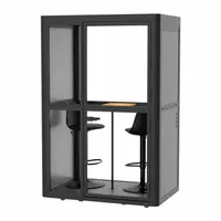 FLEXISPOT Office Pod: Quick Install Duo, 2 Seating Positions, White, Aluminum, 40 1/8 in Ht - Max (MPN EP2FW-KIT)