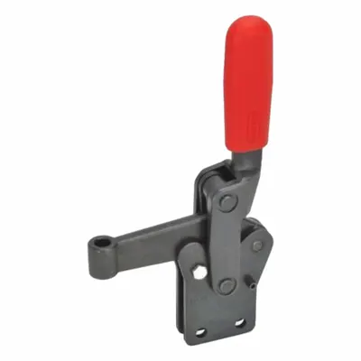 JW WINCO Vertical Acting Toggle Clamp: Vertical Handle, Flange Base Mounting, 66 mm Arm Lg - Standard Toggle Clamps