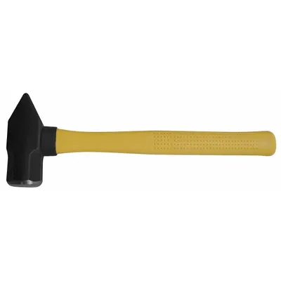 WESTWARD Blacksmith Hammer: Fiberglass, 2 1/2 lb Head Wt, 1 5/8 in Face Dia, 15 in Overall Lg - Standard Cross-Peen Hammers