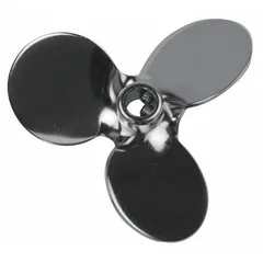 This CAFRAMO overhead stirrer impeller features three pitched blades and a stainless steel shaft, with all wetted parts constructed from stainless steel. It is designed for mixing, blending, and dispersing fluids in laboratory and industrial processes. Compatible with CAFRAMO model A742 and part of the A162/A712/A713/A722/A723/A733/A742/A743/A753 series.