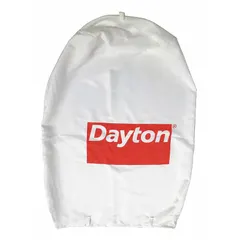 Replacement upper filter bag for use with the 3AA28B dust collector. Captures fine wood dust and debris in woodworking environments. Manufactured by Dayton.