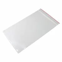 MINIGRIP RED LINE Reclosable Bag: 4 mil Thick, 6 in Wd, 9 in Lg, Hang Hole Not Included, 1,000 PK (MPN MGRL4P0609)