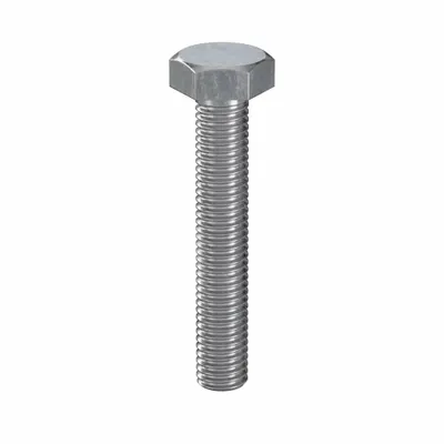 LINDSTROM Hex Head Cap Screw: Steel, Class 8.8, Zinc Plated, M10, Metric, 60 mm lg - Class 8.8 Steel Hex Head Cap Screws