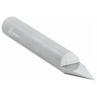 Carbide tipped-off single-end pointed engraving tool with a 30° tip angle and 0.04" tip diameter, 2" overall length. Designed for precision marking, engraving, and light cutting on metals, plastics, and composites. Suitable for fine detail work in industrial engraving applications