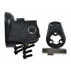 This handle hardware connection kit is a replacement part for 2LEC1 and 2LEC2 stackers. It connects the handle assembly to the stacker frame, enabling manual operation during material handling in warehouses and industrial facilities.