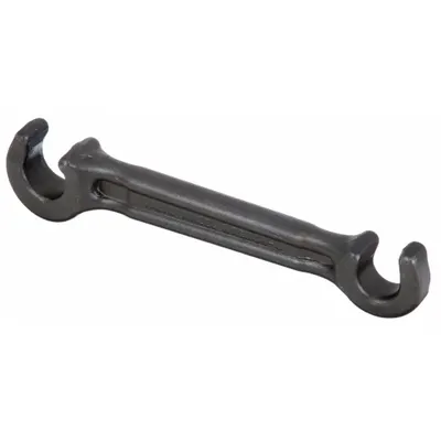 WESTWARD Double End Valve Wheel Wrench: 11/16 in_1 in Head Size, 10 in Overall Lg - Double End Valve Wheel Wrenches