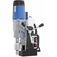 CS UNITEC Magnetic Drill: 70 RPM – 580 RPM, Electric Magnet, 6 1/3 in Drill Travel, 110V AC (MPN MAB 525 SB)