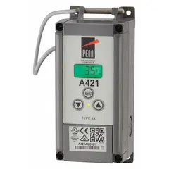 Digital temperature control for chiller applications, providing heat and cool operation with SPDT switching. Covers a range of -40°F to 212°F, operates on 240V AC input, and is compatible with A99 series sensors. NEMA 4X rated enclosure.