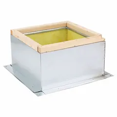 Roof Curb: Fixed Nonventilated Curbs, Square Curb, 37.5 x 37 1/2 in Inside Dim, Mfr Part #. Key specifications — Curb Outside Width: 40-1/2 in; Finish: Galvanized; For Fan Type: Filtered Supply Fans; For Use With: 42 in Square Base; Standards: UL 705; Manufacturer Part Number:; Brand: DAYTON; Curb Inside Width: 37-1/2 in.
