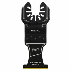 Straight cutting blades for oscillating tools, featuring an open-back universal OIS mount. Each blade has a 3-9/16 in overall length and is supplied in a 10-pack. Suitable for cutting metal in applications such as metal fabrication, HVAC, and construction.