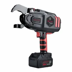 Cordless rebar tying tool for No. 8 x No. 8 rebar using 21 ga wire, completing each tie in less than 1 second. Operates on 18V DC and includes a 4.0 Ah battery and one bare tool. Suitable for concrete reinforcement applications in construction and civil engineering projects.
