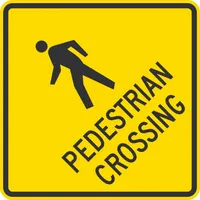Traffic Sign: 24 in x 24 in Nominal Sign Size, 24 in x 24 in Nominal Sign Size (W x H), Aluminum (MPN G-12873-EG_24x24)