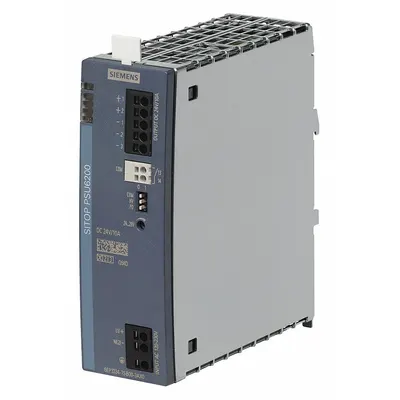 Siemens Stabilized Power Supply: DIN Rail, 240 W Output Power - Rated, 10 A Current - Output - DIN Rail Mount DC Power Supplies