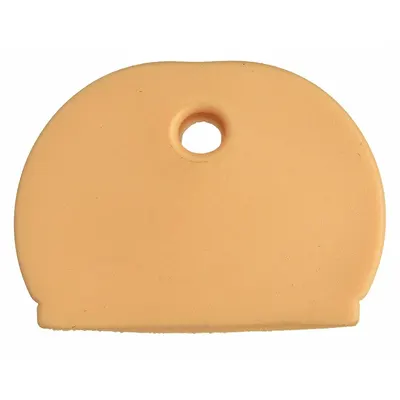 LUCKY LINE PRODUCTS Key Cap, Vinyl, Beige, 1 1/4 in Wd, 7/8 in Ht, 50 PK - Key Caps & Identifiers