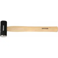 Steel Engineering Hammer: Wood Handle, 3 lb Head Wt, 1 3/4 in Dia, 15 in Overall Lg, Octagonal Shape (MPN 4YR67)