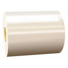 Transparent double-sided foam tape with a closed-cell polyethylene foam backing. Removable bond type allows clean removal from most surfaces. Conformable construction aids mounting on irregular substrates. Suitable for temporary mounting, signage, and display applications.