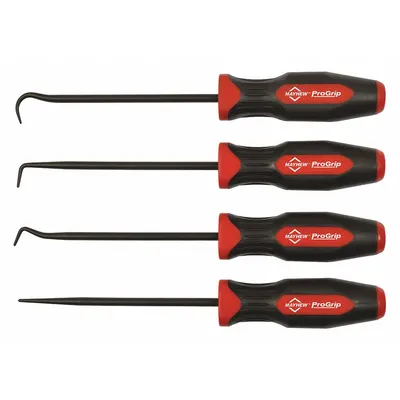 MAYHEW PRO Hook/Pick Set: Steel, Angle/Hook/Straight - Hook & Pick Sets